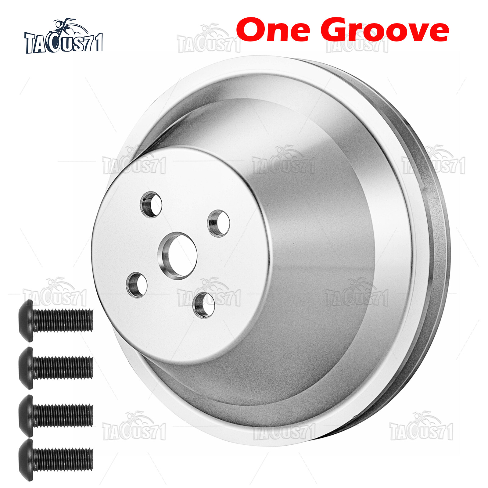 for Small Block Ford 1 Groove VBelt Water Pump Pulley 302 351W 351C