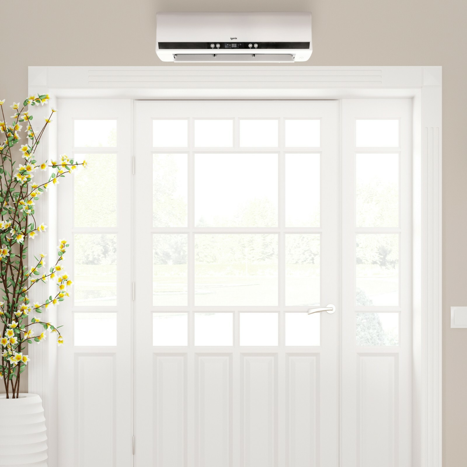 Igenix IG9042 PTC 2000W Wall Mounted White Fan Heater for sale online | eBay