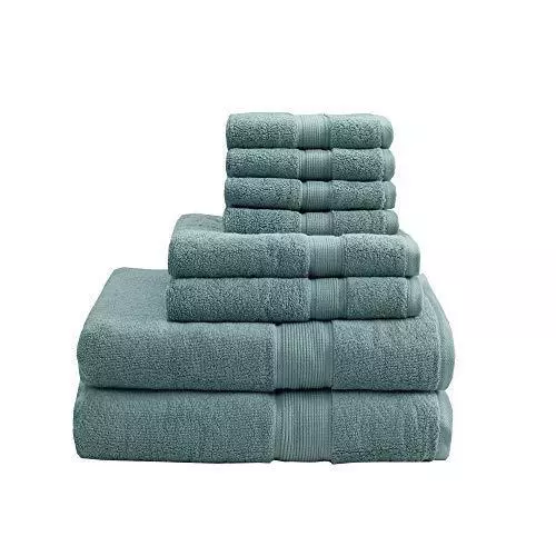 Madison Park Signature 800GSM 100% Cotton Luxurious Bath Towel Set Highly