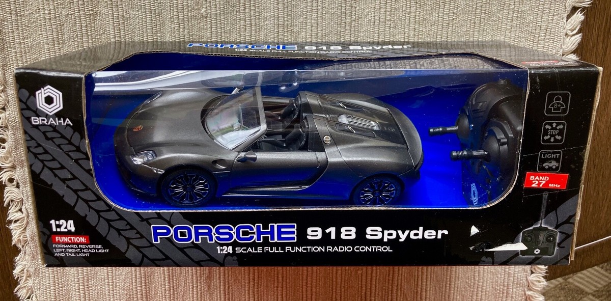 PORSCHE 918 Spyder  1/24 ScaleメタルドライブR/C Porsche Remote Control Car 1:24 Scale Porsche 918 Spyder RC
