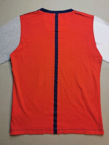 T-shirt manica lunga HACKETT x ASTON MARTIN ragazzo 9-10 anni nuova con etichetta cotone blu rosso - Foto 17 di 20