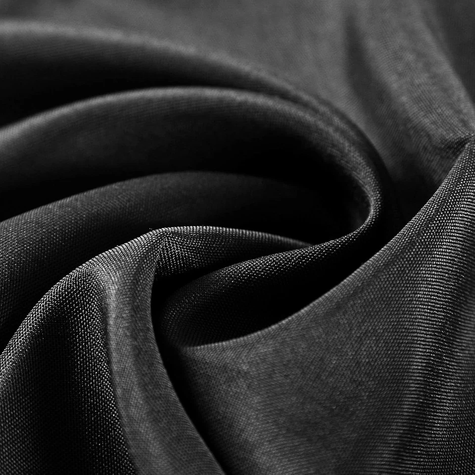 Luxurious Black 20x20 Polyester Dinner Napkins - 100 Soft Napkins for Banquets - Image 4 of 4