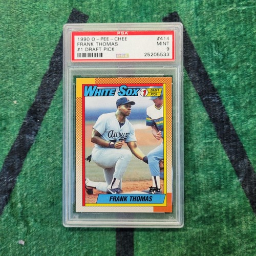 1990 O-Pee-Chee OPC RARE Frank Thomas #414 White Sox HOF LEGEND  PSA 9 MINT