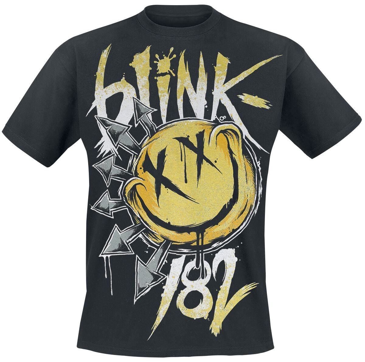 Футболка Blink-182 Herren Big Smile schwarz Band-Товары, Группы