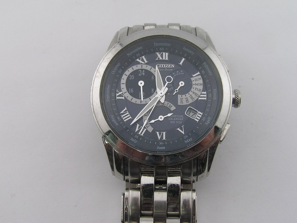 E870 w/ Citizen Eco-Drive Vintage Band Watch Found as S015298 - vintagewatches.pk