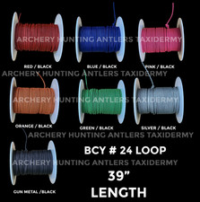 5 Ft.- 2-TONE BCY  24 RELEASE D LOOP Archery Bowstring Bow String P CORD ROPE
