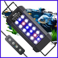 6 W Extendable Aquarium LED Light for 6 to10 Inch Fish Tank with Full Spectru...