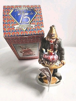 Emmett Kelly Jr Clown 75th Birthday Jubilee Porcelain Lambro Figurine With Box