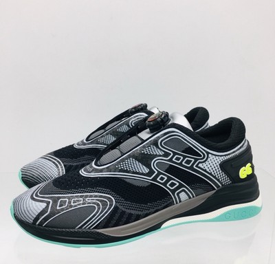 Gucci - 623109 - Ultrapace R Sneakers Black/ White - Men s Size US 7.5 M