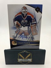 Grant Fuhr 2022-23 Ultimate Collection Blue Autographed Card