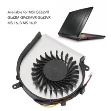 CPU Cooler 4 Pin Strong Heat Dissipation CPU GPU Cooling Fan for MSI GE62VR