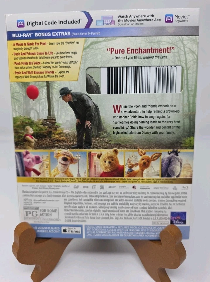 Christopher Robin (Blu-ray / DVD 2018) - NEW SEALED Foto 2 de 4