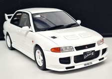 Otto 1/18 - Mitsubishi Lancer Evo III White 1995 Resin Scale Model Car
