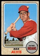 1968 Topps Max Alvis Cleveland Indians #340