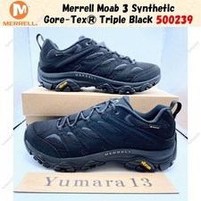 Merrell Moab 3 Synthetic Gore-Tex  Triple Black 500239 Men's Size