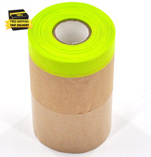 Masking Paper, Pre-Taped Masking Paper for Painting, 6 Inch X 50 Feet Automotive