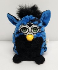 Vintage 1999 Furby Blue And Black Turtle Model 70-800 Tiger Electronics Working