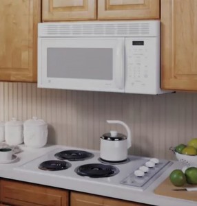 GE JVM1631WB 1.6 Cu.ft. 1000 Watts Over-the-Range Microwave Oven