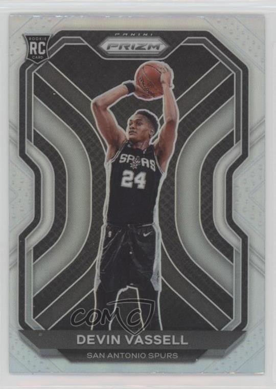 2020-21 Panini Prizm Silver Prizm Devin Vassell #252 0j9t