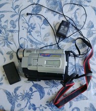 Untested JVC GR-SXM740 S-VHS-C Analog Camcorder Silver