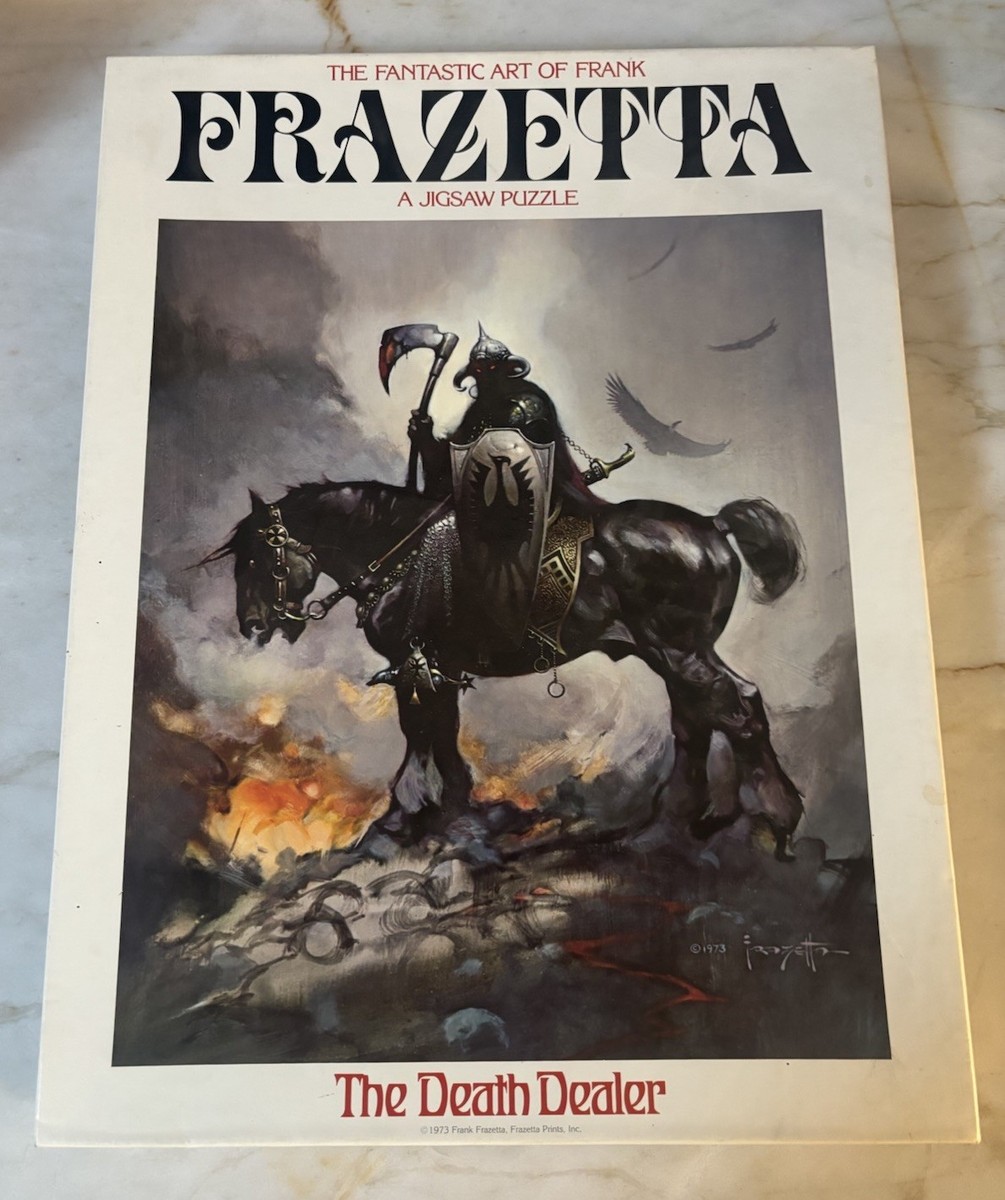 Frank Frazetta Jigsaw Puzzle Death Dealer (Vintage) (1973) 551 All