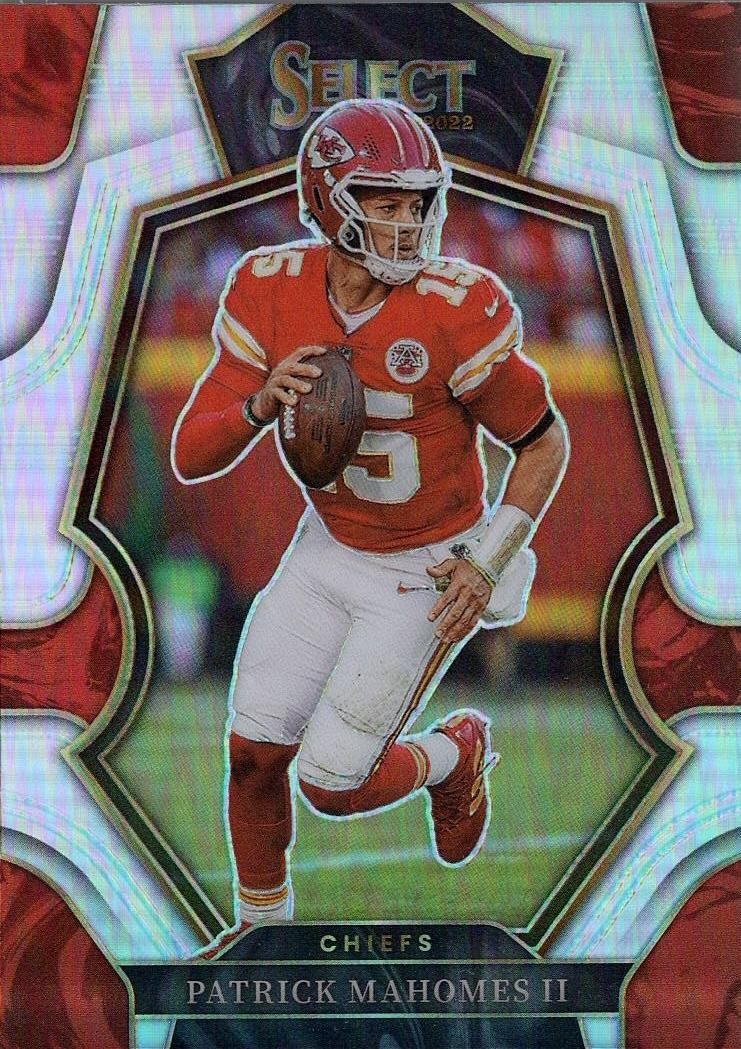 Patrick Mahomes II 2022 Panini Select #148 Silver Prizm Kansas City Chiefs