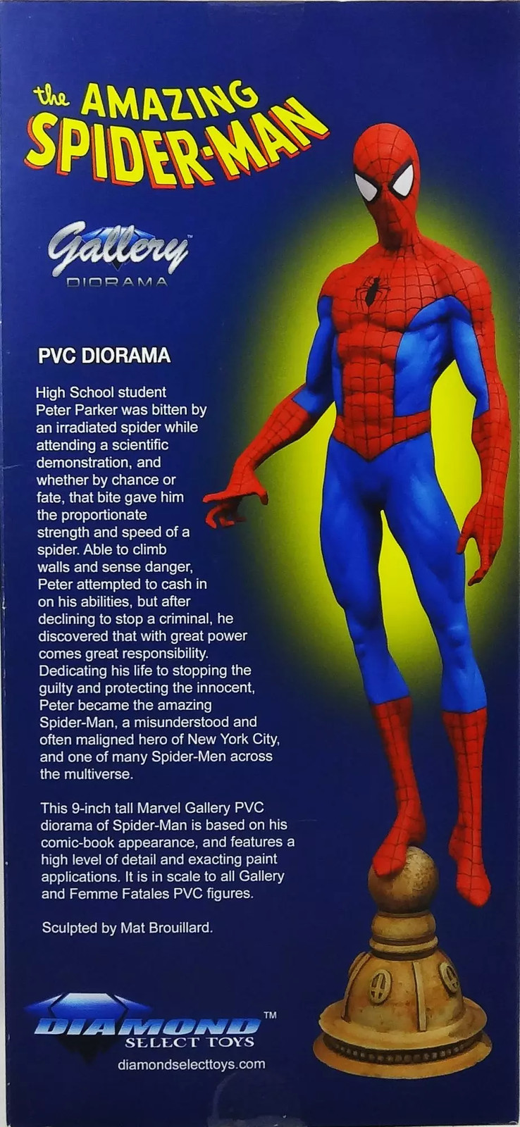 Statue PVC Spider-Man Marvel Select Gallery Diorama Comics de 23cm