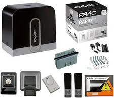 FAAC RAPID KIT 24V 1059995 AUTOMAZIONE PER CANCELLO SCORREVOLE AUTOMATISMO 400KG