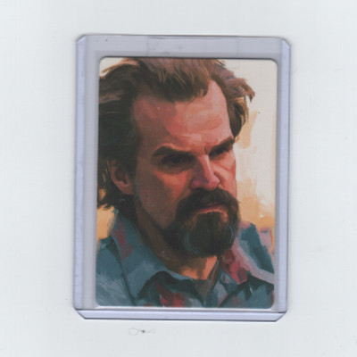 STRANGER THINGS HOPPER ACEO SKETCH CARD BY ARTIST THE PAINTOHOLIC   1/1!