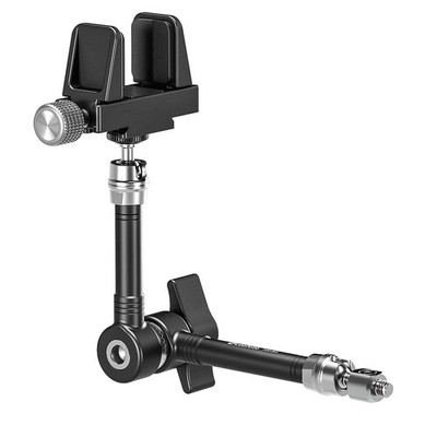 Leofoto AM-6X Magic Arm with GMC-02 Clamp for Kestrel/Phone (AM-6X-GMC-02)
