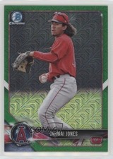 2018 Bowman Chrome Prospects Mega Box Green Mojo Refractor /99 Jahmai Jones 1u6