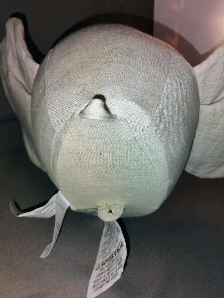 Плюшевая голова слона настенное крепление подвесной декор для детской комнаты сафари  - Изображение 3 из 4