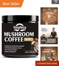 Mushroom Coffee, 10 Mushroom Extract Powder Blend Lion's Mane, Reishi, Chaga,...