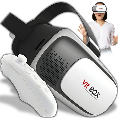 Virtual Reality Brille für 3.5   6.3 Zoll Smartphone mit Fernbedienung