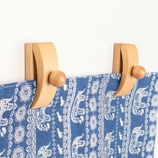 1 pc Wooden Tapestry Quilt Hangers with Clips Wall Hanging Clips for Blanket