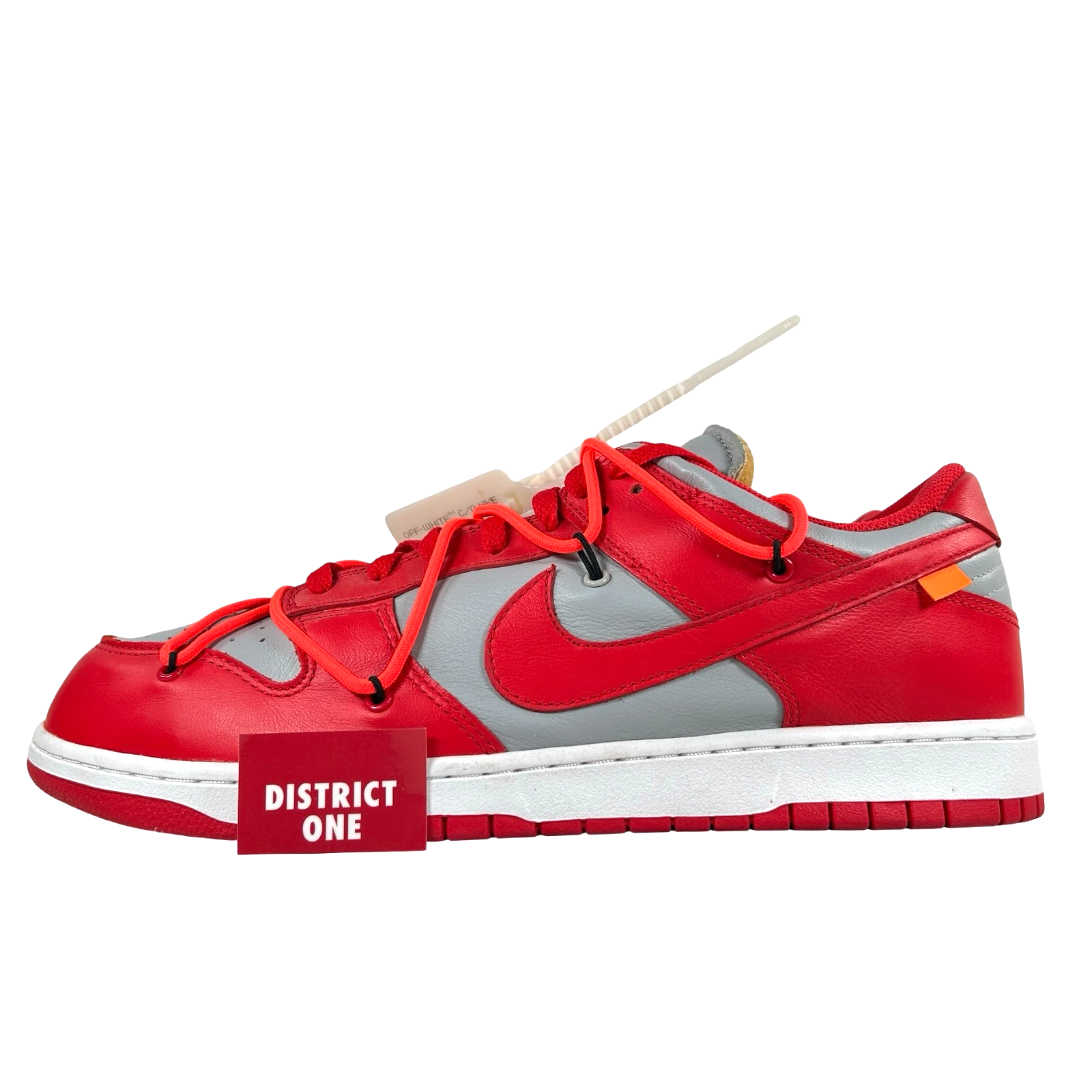OFF WHITE X NIKE Off White x Nike Dunk Low University Red Taglia 12 5 CT0856 600