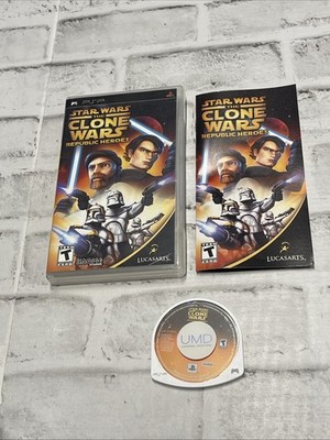 Star Wars: The Clone Wars Republic Heroes (Sony PSP, 2009) Tested Complete VGC