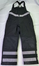 Refrigiwear 7495R Men's Insulated Softshell Enhanced Visibility Bib Overalls-L