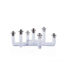 Jonathan Adler XL Clear Acrylic - 7 Taper Candle Pompidou Candelabra New RETIRED
