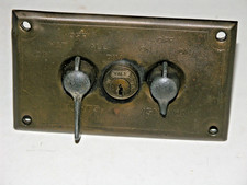 Antique Car Ignition Dash Switch Panel Original 190 B Patd. 1913 W 4346 Back Antique Car Ignition Dash Switch Panel Original 190 B Patd. 1913 W 4346 Back