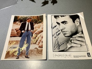 Enrique Iglesias Autograph | eBay