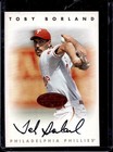 1996 Leaf Signature Series Baseball Bronze Toby Borland #NNO