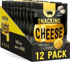 Serious Pig Crunchy Snacking Cheese with Truffle 24g-24 Pack