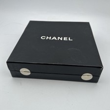 Chanel large black Empty Box - Necklace/Jewellery Gift Box 175x175mm/6.5”x6.5” 