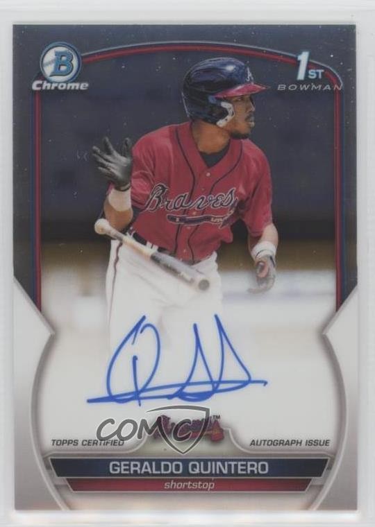 2023 Bowman Chrome Prospect Auto Geraldo Quintero #CPA-GQ Auto 5i2