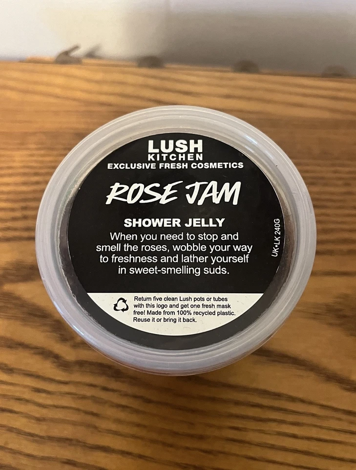 LUSH UK KITCHEN Rose Jam Shower Jelly 240g Rare Discontinued NEW - Image 2 of 4