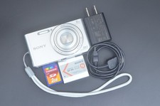 Sony DSC-W830 20.1MP 8x Zoom Silver Compact Digital Camera Japanese Only O39