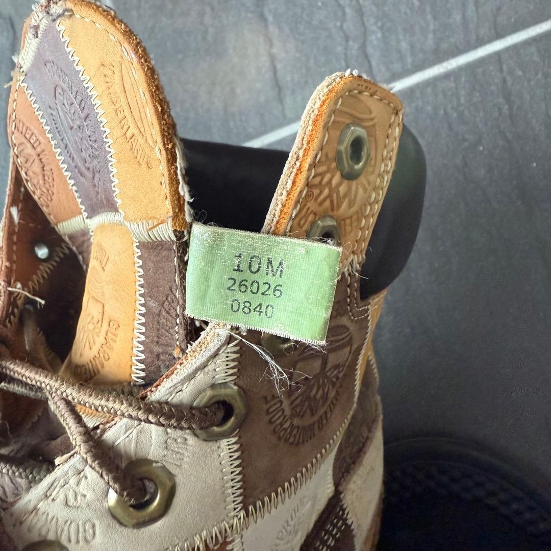 Timberland Patchwork Boots 10M World Limited 2000… - image 3