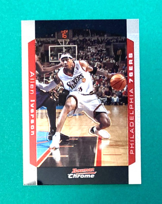 2004-05 Bowman Chrome Allen Iverson #33