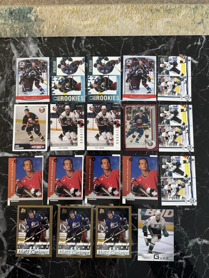 Lote de tarjetas de novato 250x años 70 a 00 NHL ENFORCERS Rob Ray Darren Mccarty Kocur Foto 4 de 4